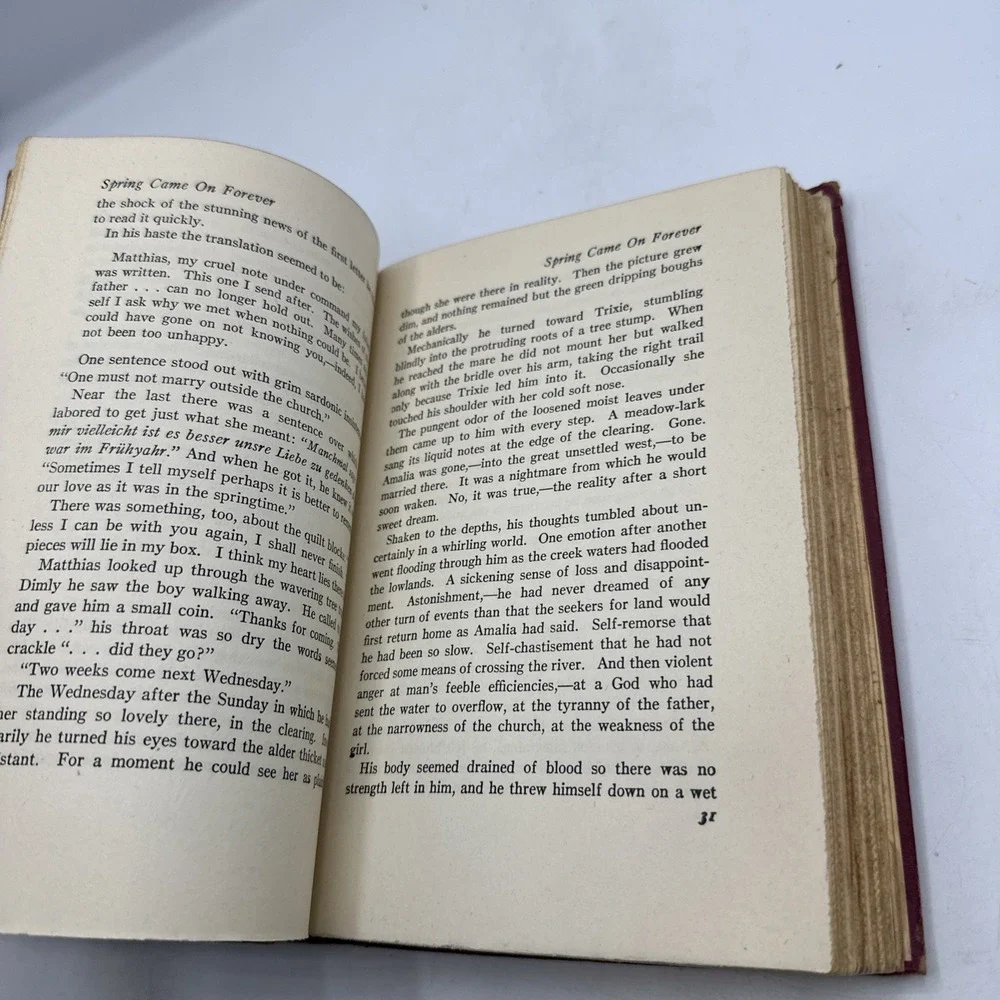 Spring Came On Forever‎ By Bess Steeter Aldrich Harcover 1935 Sun Dial Press